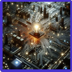 Electrical circuit with blub